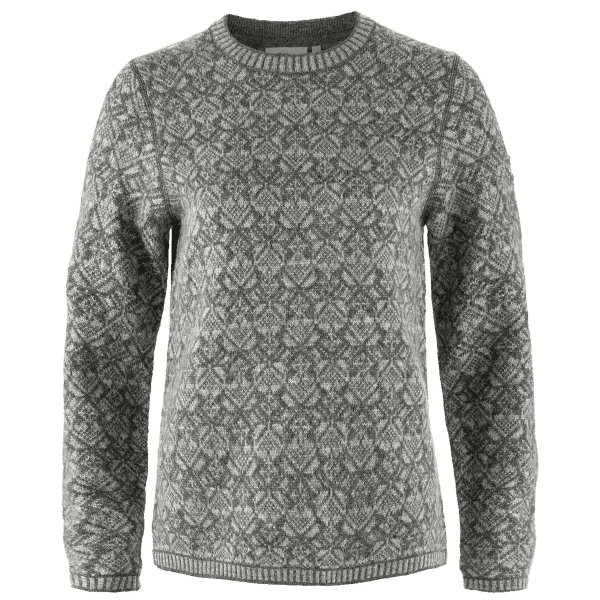 Sweter Fjällräven Snow Round Neck Sweater Women Grey 020