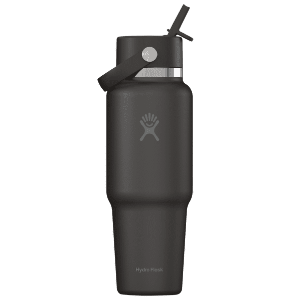 Termos Hydro Flask 32 OZ WIDE FLEX STRAW TRAVEL BOTTLE 001 Black