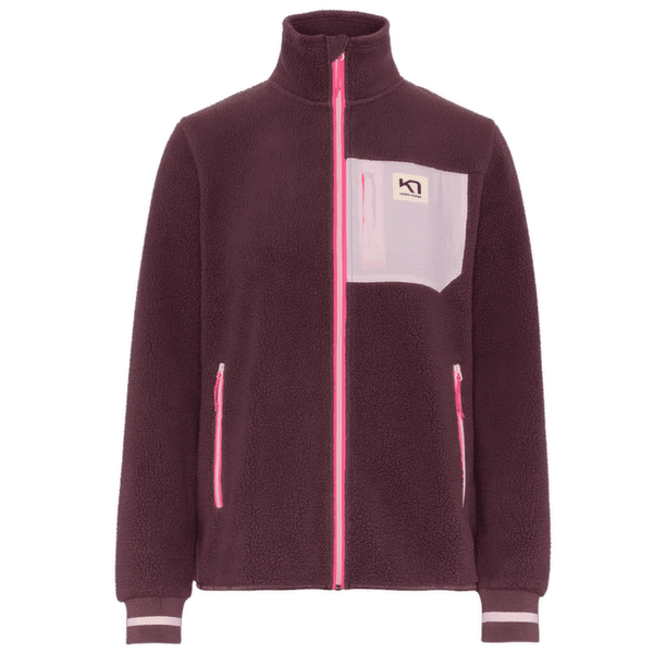 Kurtka Kari Traa ROTHE MIDLAYER COCOA/COCOA POWDER
