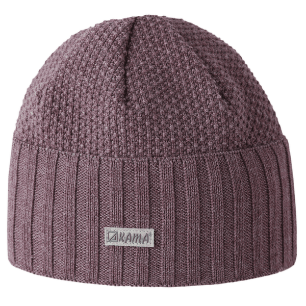 Czapki Kama Knitted Merino beanie Kama A199 R154 deep cherry