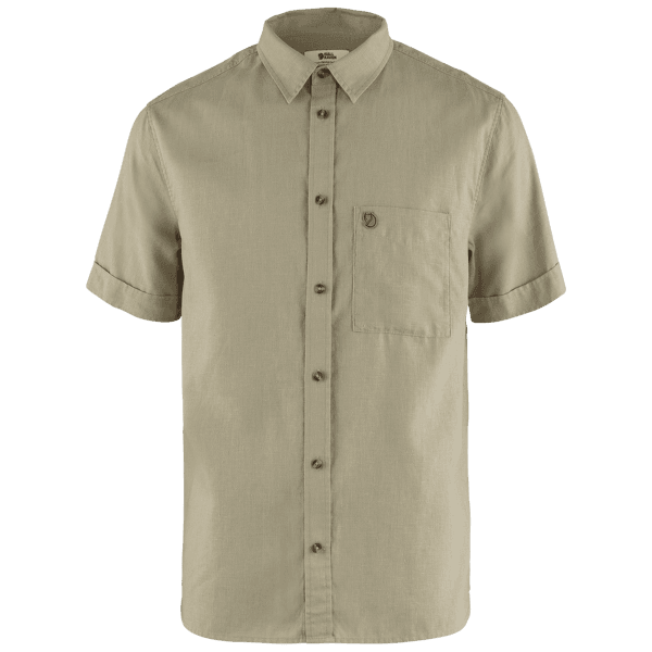 Koszulka z krótkim rękawem Fjällräven Övik Travel Shirt SS Men Sand Stone