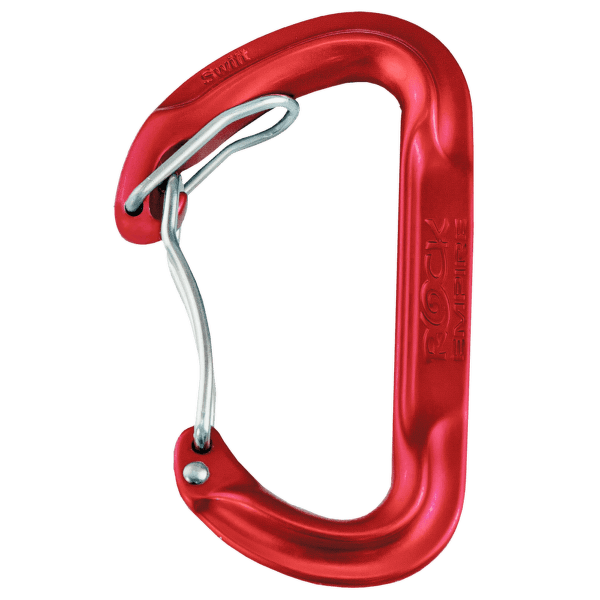 Karabinek wspinaczkowy Rock Empire Swift Click červená 005