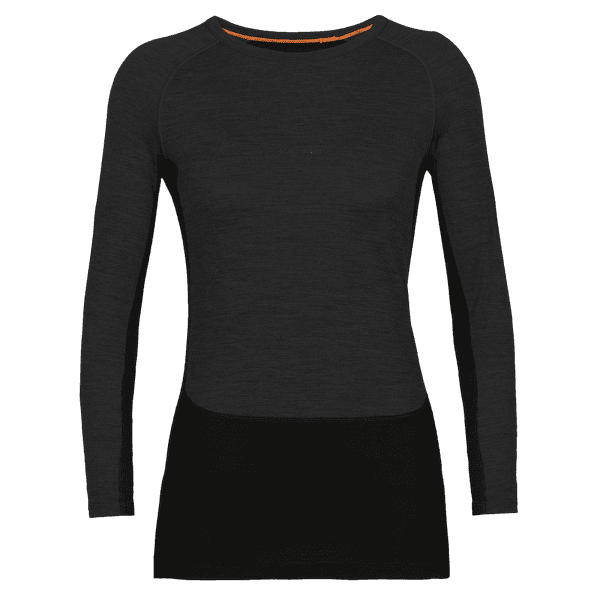 Koszulka z długim rękawem Icebreaker 200 ZoneKnit LS Crewe Women JET HTHR/BLACK/METRO HTHR/CB