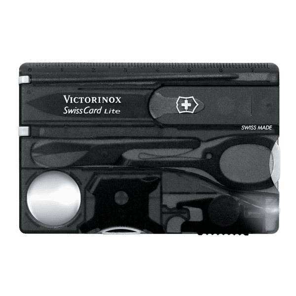 Nóż Victorinox SwissCard Lite black translucent