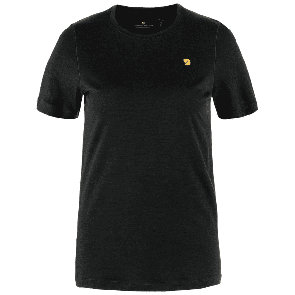 Koszulka z krótkim rękawem Fjällräven Bergtagen Thinwool SS Women Black