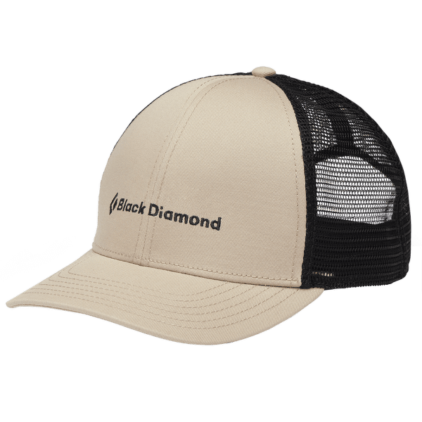 Czapka Black Diamond BD Trucker Hat Khaki-Black-BD Wordmark