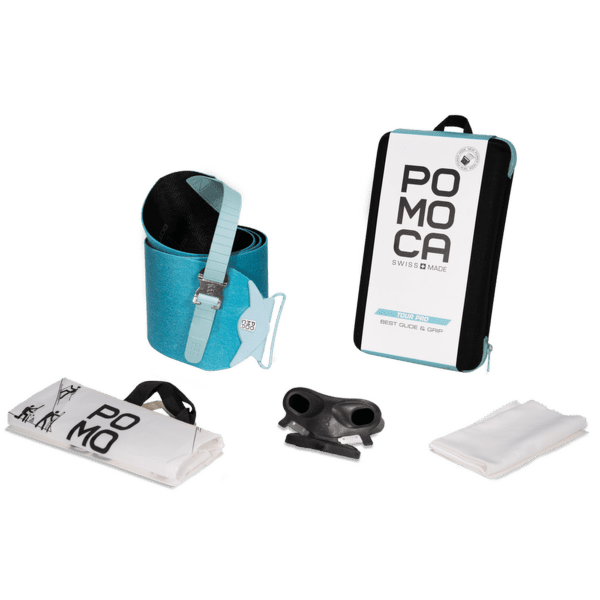 Pasy Pomoca Tour Pro - ready2climb 100 mm TURQUOISE