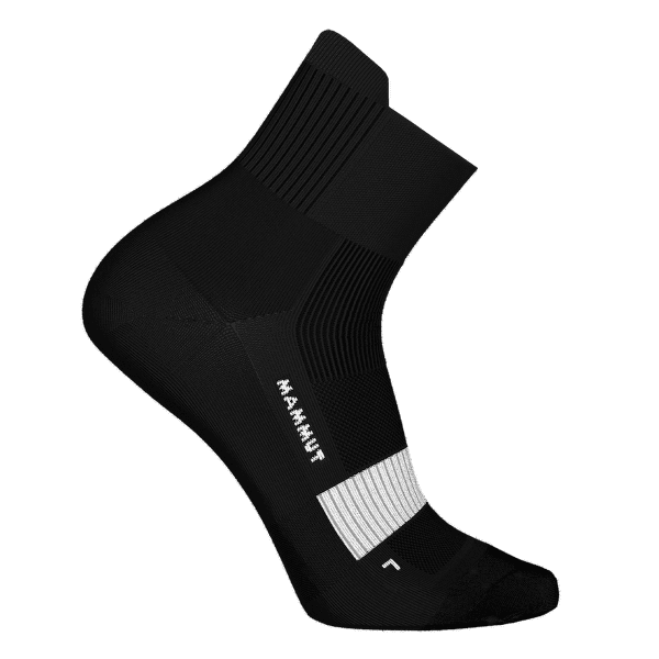 Skarpety Mammut All-Mountain Targeted Cushion Quarter Socks black-white 0047