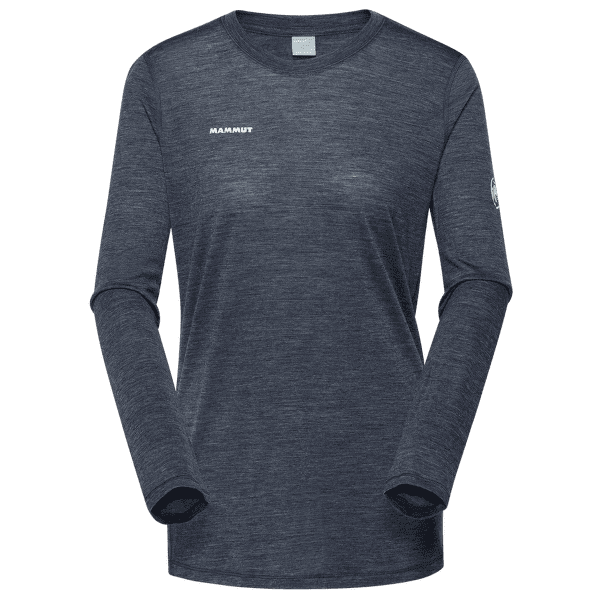Koszulka z długim rękawem Mammut Tree Wool FL Longsleeve Women marine melange 5784