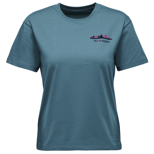 Koszulka z krótkim rękawem Black Diamond Mountainscape SS Tee Women Creek Blue