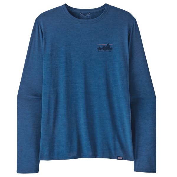 Koszulka z długim rękawem Patagonia L/S Cap Cool Daily Graphic Shirt Men 73 Skyline: Clement Blue X-Dye
