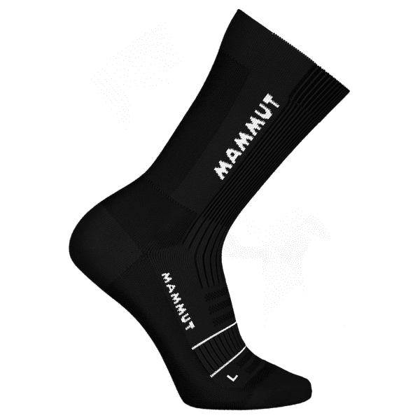 Skarpety Mammut TRAIL RUNNING TARGETED CUSHION CREW SOCKS black-white 0047