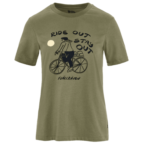 Koszulka z krótkim rękawem Fjällräven HOJA IVÄG T-SHIRT WOMEN Green