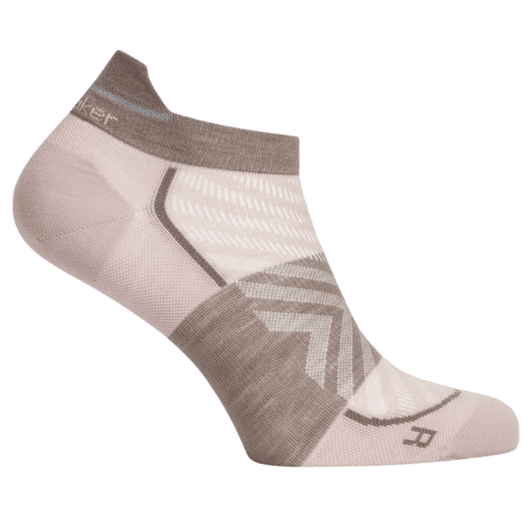 Skarpety Icebreaker Merino Run+Ultralight Micro Women PINK QUARTZ/PORCINI