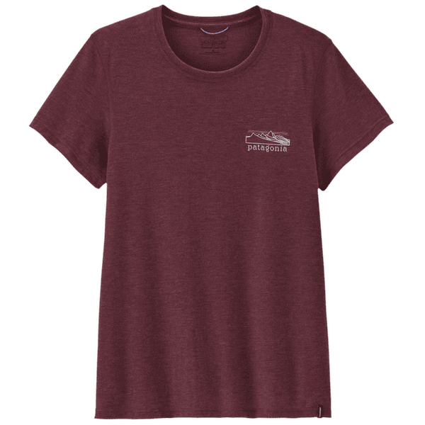 Koszulka z krótkim rękawem Patagonia Cap Cool Trail Shirt - Stratapeaks Women Berry Fig