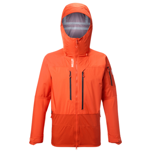 Kurtka Millet M WHITE 3L JACKET MEN FLAME/PAPRIKA