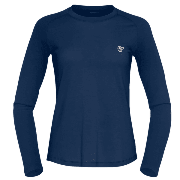 Koszulka z długim rękawem Norrona femund pureUll Long Sleeve Women Indigo Night