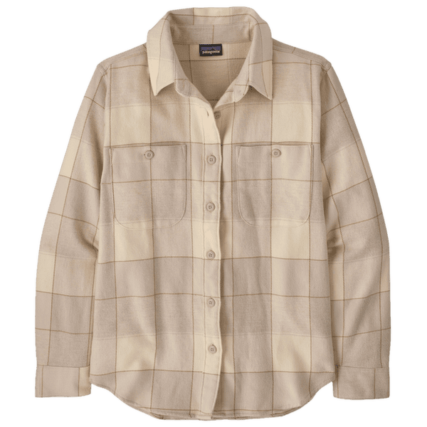 Koszula z długim rękawem Patagonia FJORD FLANNEL SHIRT Women Snow Owl: Rutabaga White