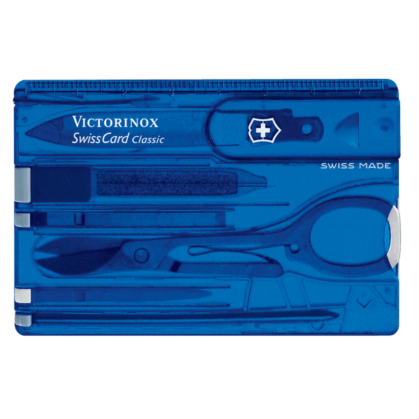 Nóż Victorinox SwissCard (0.7122.T2) Sapphire Translucent