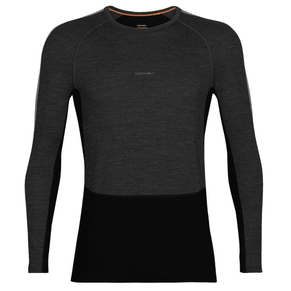 Koszulka z długim rękawem Icebreaker 200 ZoneKnit LS Crewe Men JET HTHR/BLACK/METRO HTHR/CB