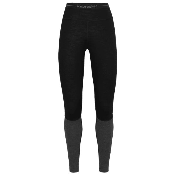 Legginsy Icebreaker 200 ZoneKnit Leggings Women BLACK/JET HTHR/CB