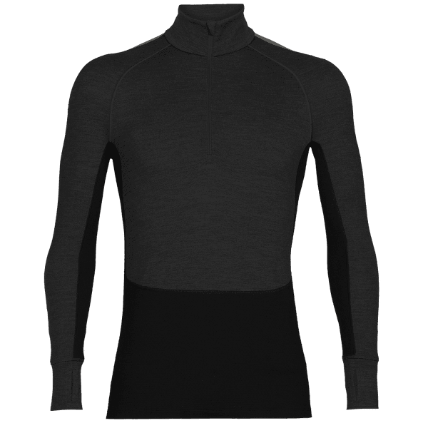 Pulower (zapięcie 3/4) Icebreaker 260 ZoneKnit LS Half Zip Men JET HTHR/BLACK/METRO HTHR/CB
