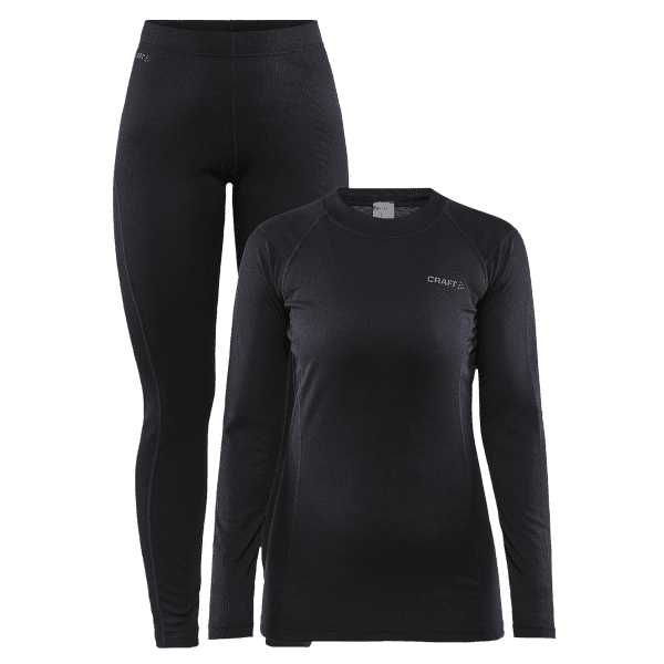 Zestaw Craft Set Core Warm Baselayer Women 999000 Black