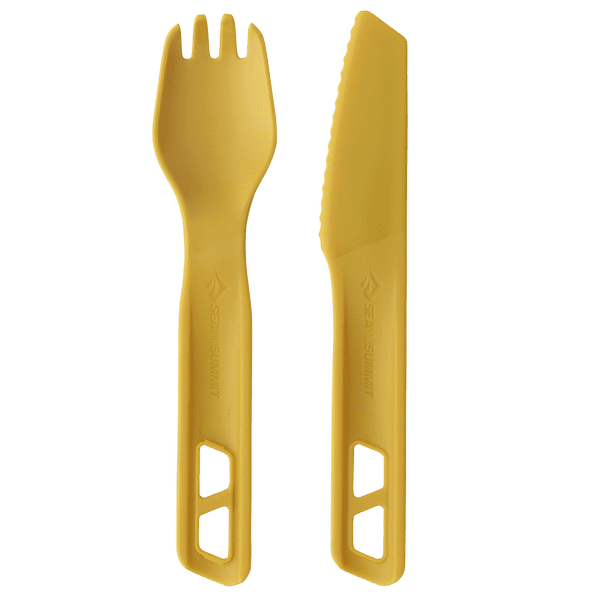 Sztućce Sea to Summit Passage Cutlery Set - [2 Piece] Arrowwood Yellow