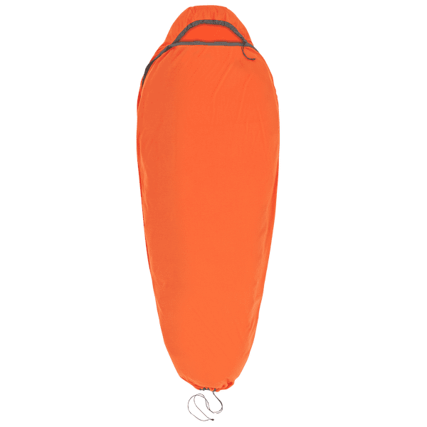 Wkładka do śpiwora Sea to Summit Reactor Extreme Sleeping Bag Liner - Mummy w/ Drawcord Standard Spicy Orange