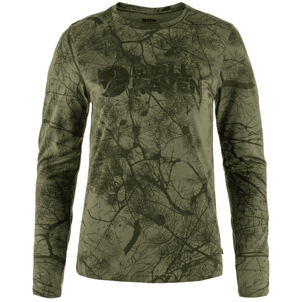 Koszulka z długim rękawem Fjällräven Värmland Wool LS Women Green Camo