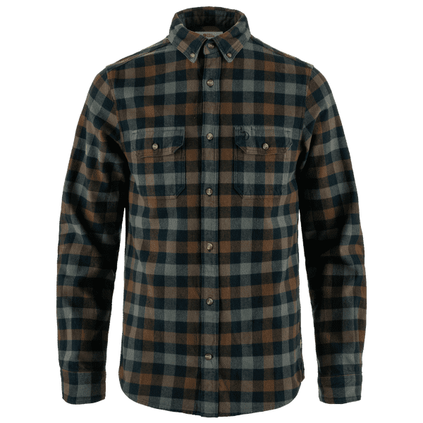 Koszula z długim rękawem Fjällräven Skog Shirt Men Dark Navy-Dark Oak