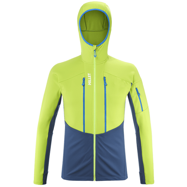 Bunda Millet Pierra Ment Hoodie Men DARK DENIM/ACID GREEN