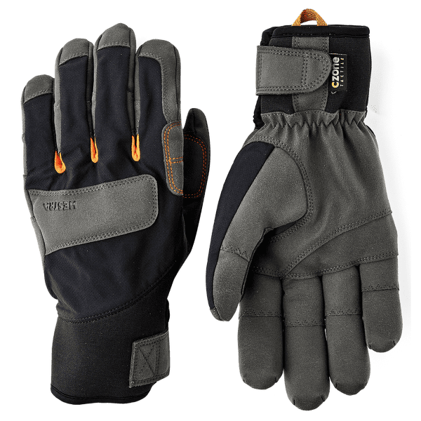 Rękawice Hestra Ergo Grip Delta HDry - 5 finger Black / Dark grey