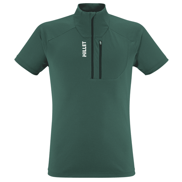 Koszulka z krótkim rękawem Millet Kamet TS Zip SS Men BOTTLE