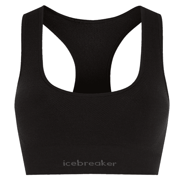 Biustonosz Icebreaker Merino Seamless Active Bra Women BLACK