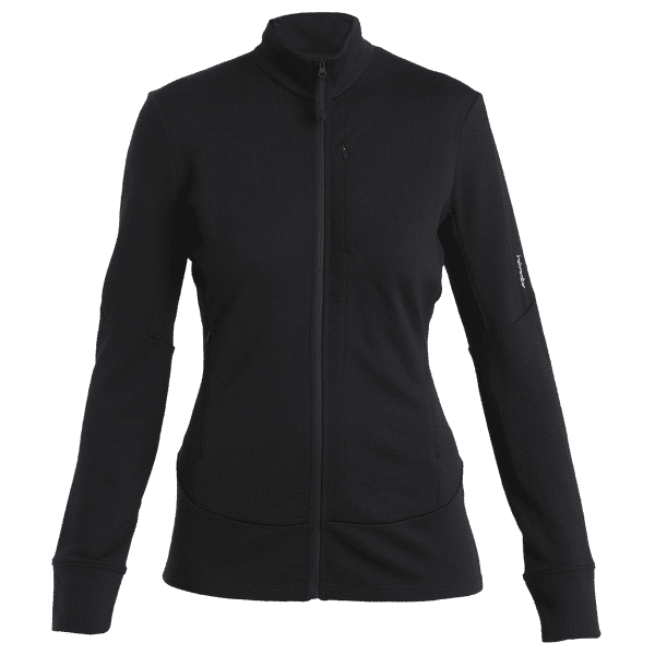 Bluza Icebreaker Merino 260 Quantum LS Zip Women Black
