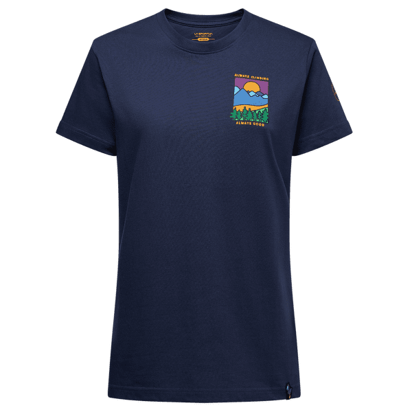 Koszulka z krótkim rękawem La Sportiva ALWAYS CLIMBING Women Night Sky_B46B46