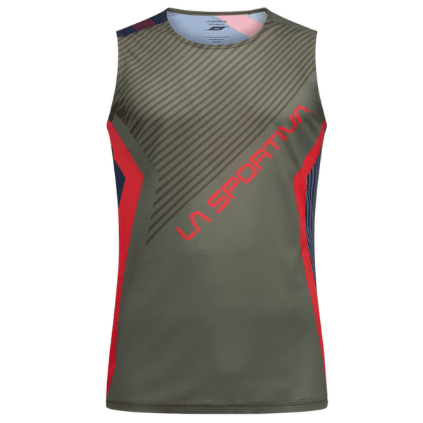 Tank top La Sportiva FLOW TANK Men Mountain Red/Cypress