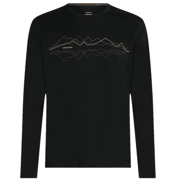 Koszulka z długim rękawem Icebreaker Merino 200 Oasis LS Crewe Icebreaker Men BLACK