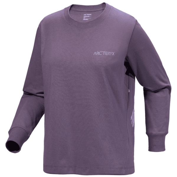 Koszulka z długim rękawem Arcteryx Kragg Cotton Bird Crew LS Women Lt Moondrop