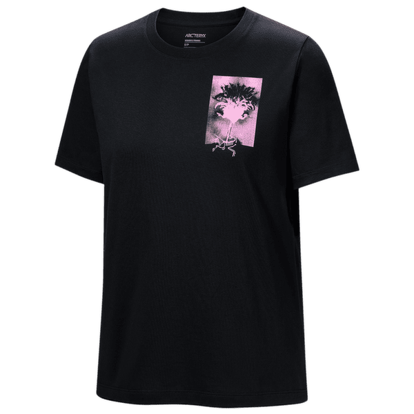 Koszulka z krótkim rękawem Arcteryx Krag SL Cotton Superbloom Crew SS Women Black