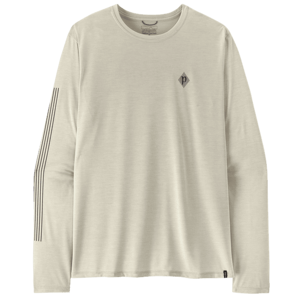 Koszulka z długim rękawem Patagonia LONG-SLEEVED CAP COOL DAILY SHIRT - HUT TRIPPER Men Dyno White