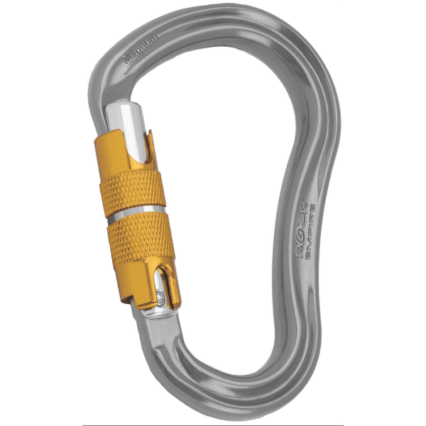 Karabinek wspinaczkowy Rock Empire HMS Magnum 3T Grey