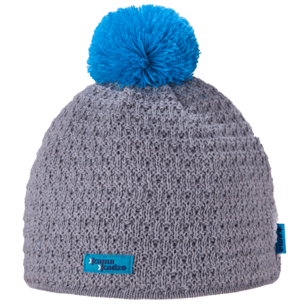 Czapki Kama K36 Knitted Hat 109 grey/blue