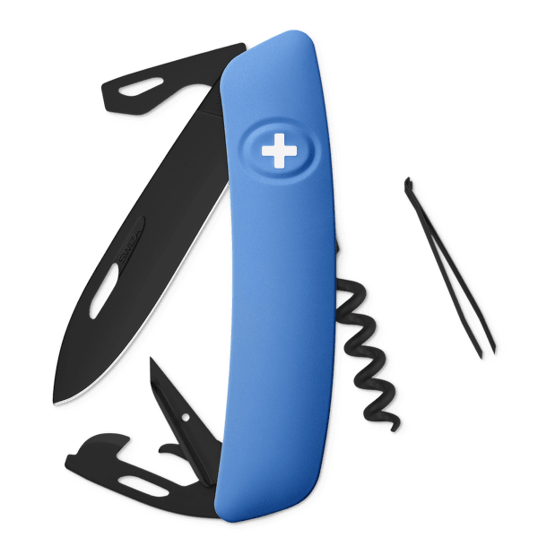 Nóż Swiza D03 Allblack Standard Blue