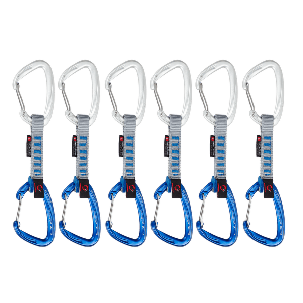 Expresy kompletne Mammut Crag Wire Quickdraws 10 cm 6P Silver-Ultramarine 19200