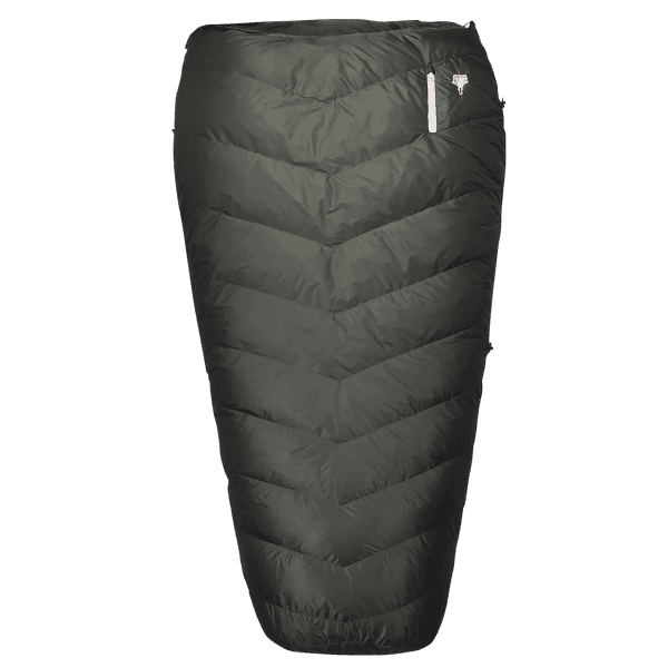 Wkładka do śpiwora Grüezi bag Feater - The Feet Heater DownWool Deep Forest