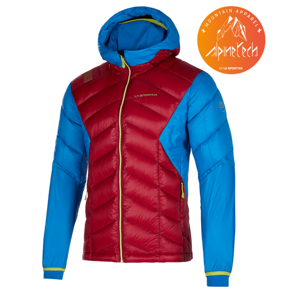 Bunda La Sportiva AIGUILLE DOWN JKT Men Sangria/Electric Blue