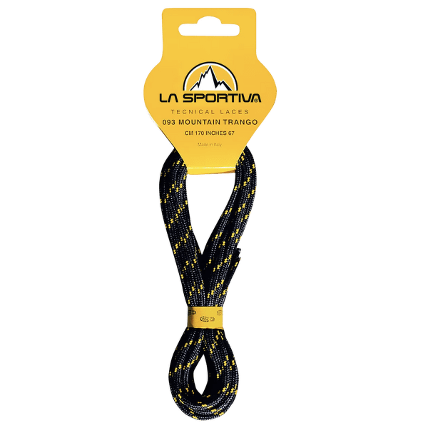 Sznurowadła La Sportiva Mountain Trango Bootlace Black/Yellow
