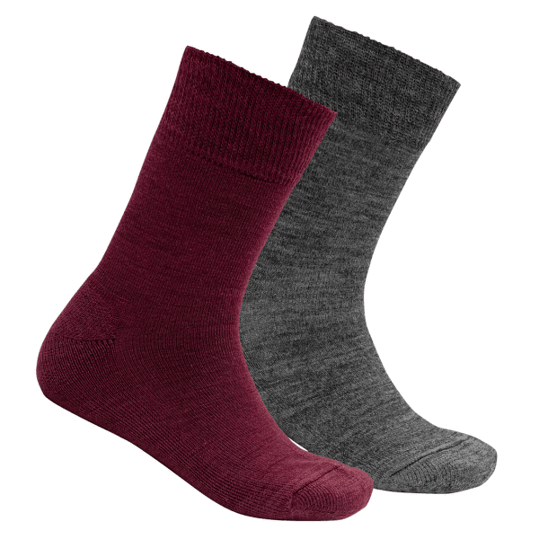 Skarpety Devold Daily Merino Medium Sock 2pk Kid 740A BEETROOT MIX